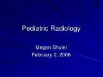 Pediatric Radiology - slide 1