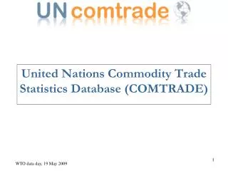 United Nations Commodity Trade Statistics Database (COMTRADE)
