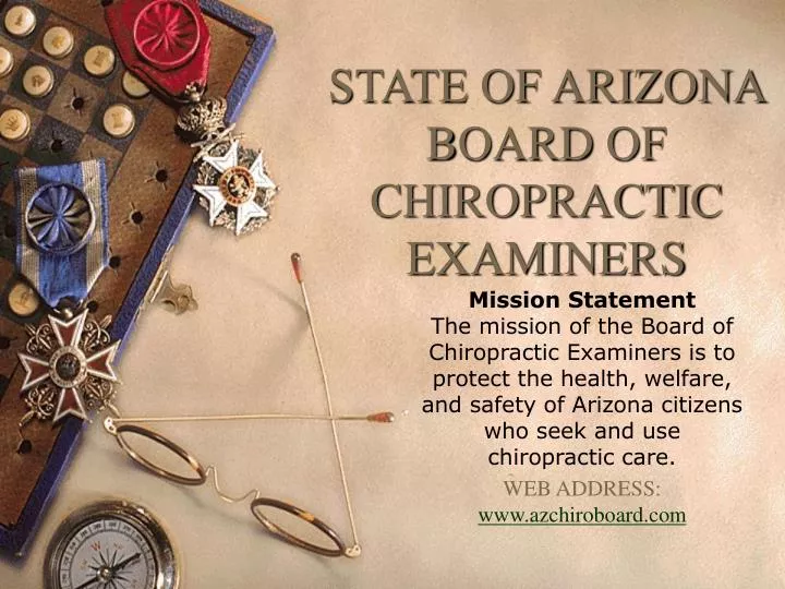 state of arizona board of chiropractic examiners