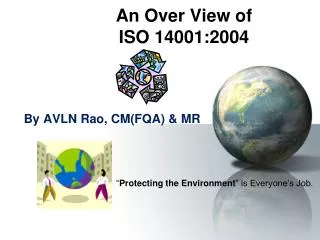 An Over View of ISO 14001:2004