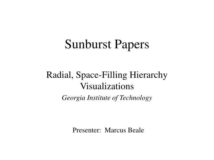 sunburst papers