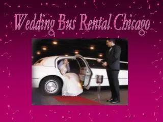 Wedding Bus Rental Chicago