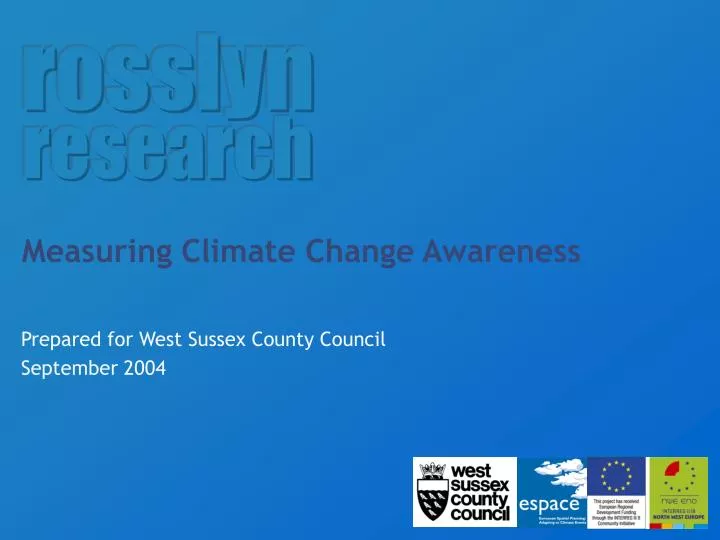 measuring climate change awareness