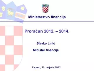 Proračun 2012. – 2014.