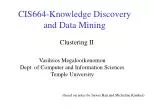 CIS664-Knowledge Discovery and Data Mining - slide 1