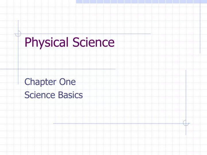 physical science