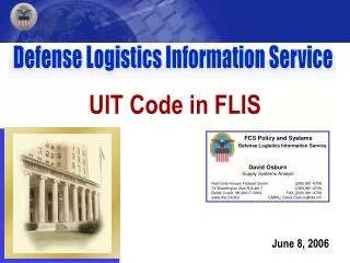 UIT Code in FLIS