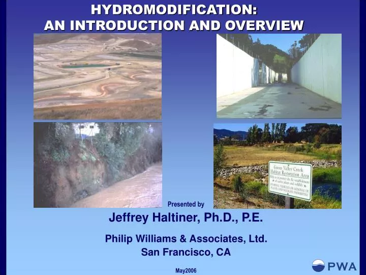 hydromodification an introduction and overview