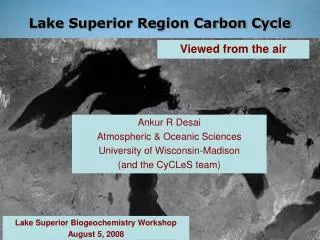 Lake Superior Region Carbon Cycle