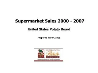 Supermarket Sales 2000 - 2007