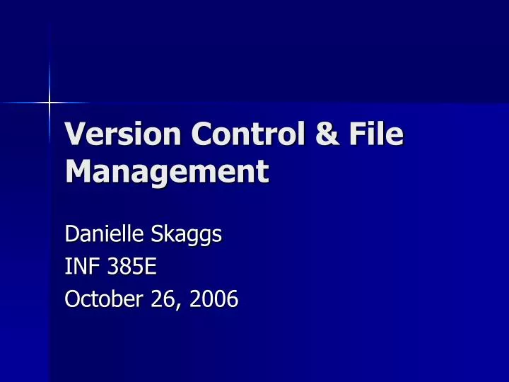 version control file management