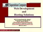 Web Development and Hosting Solutions - slide 1