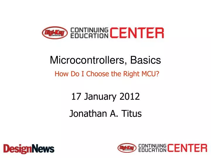microcontrollers basics how do i choose the right mcu