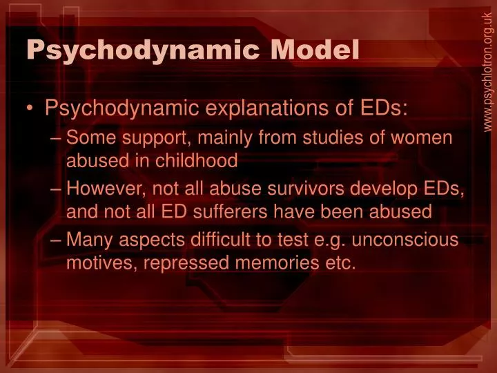 psychodynamic model