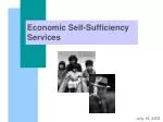 Economic Self-Sufficiency Services - slide 1