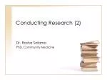 Conducting Research (2) - slide 1