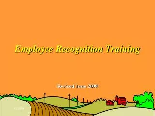 Employee Recognition Training