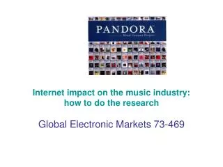 Internet impact on the music industry: how to do the research
