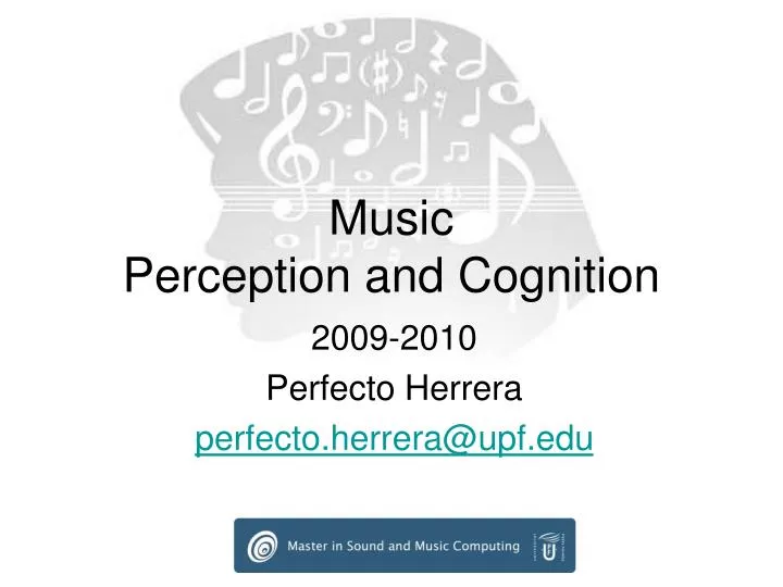 music perception and cognition