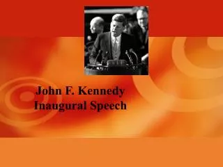 John F. Kennedy Inaugural Speech