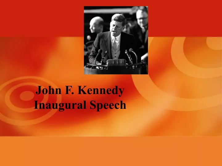 john f kennedy inaugural speech