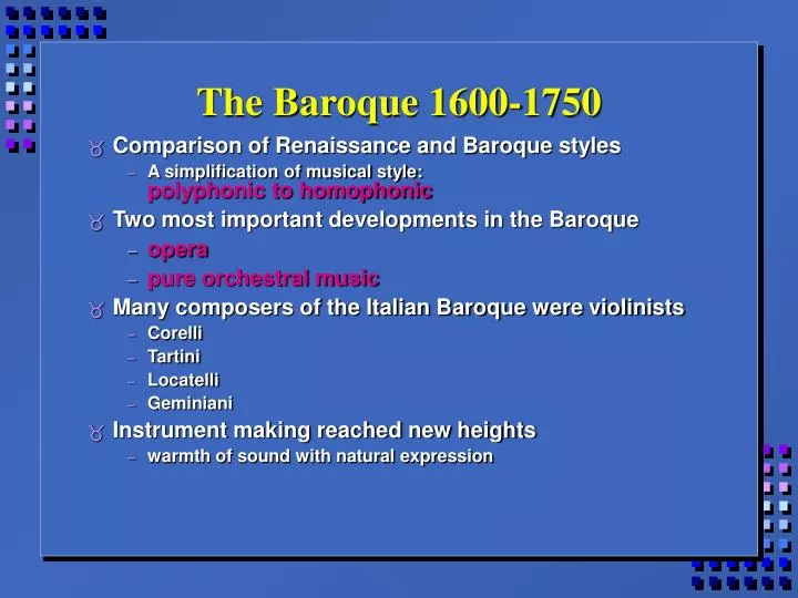the baroque 1600 1750