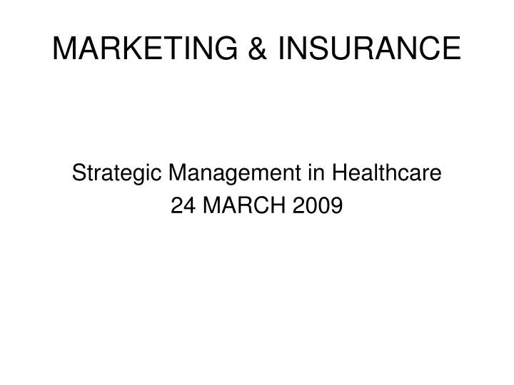 marketing insurance