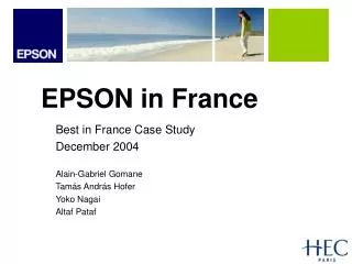 EPSON in France