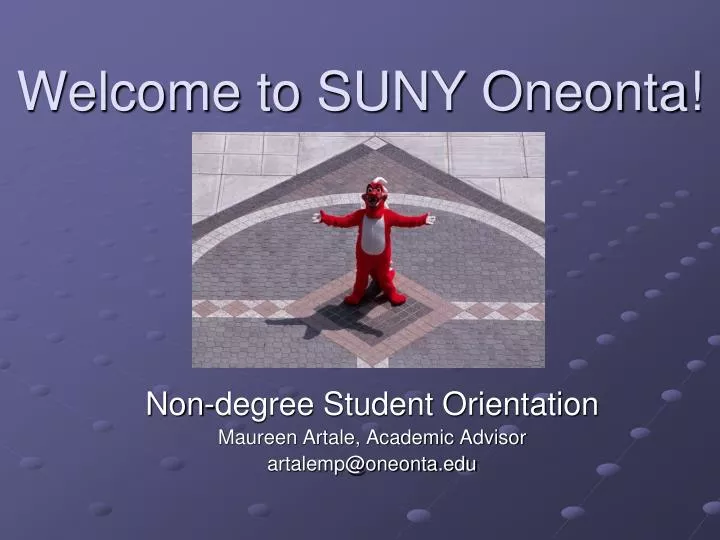 welcome to suny oneonta