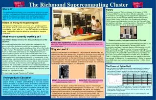The Richmond Supercomputing Cluster