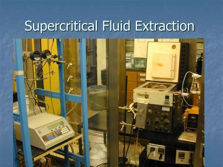 supercritical fluid extraction
