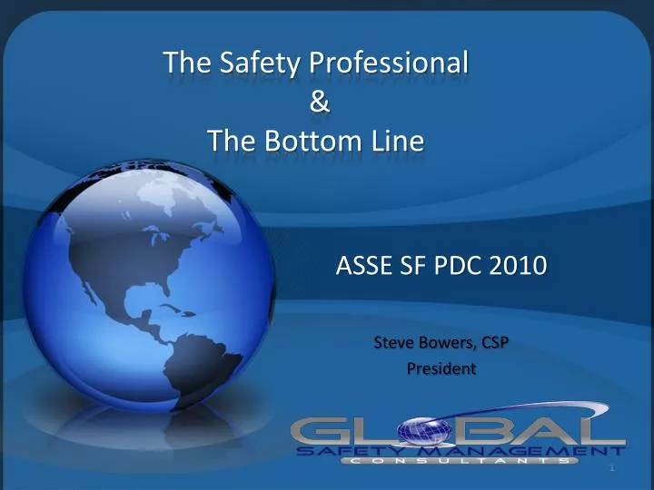 the safety professional the bottom line