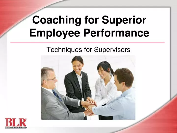 coaching for superior employee performance