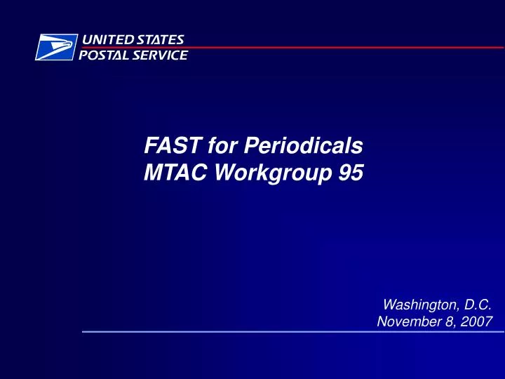 fast for periodicals mtac workgroup 95