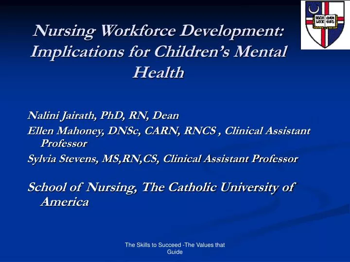 nursing workforce development implications for children s mental health