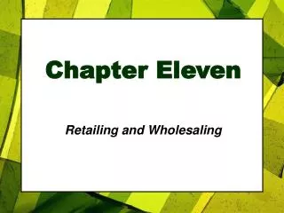 Chapter Eleven