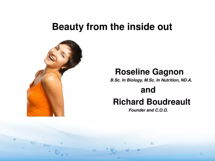 beauty from the inside out