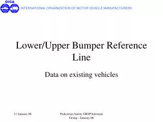 Lower/Upper Bumper Reference Line
