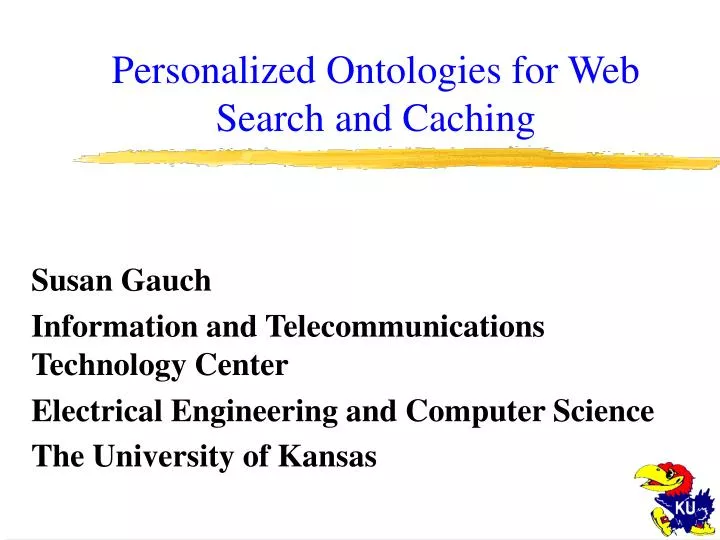 personalized ontologies for web search and caching