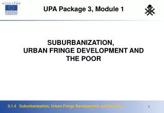 UPA Package 3, Module 1