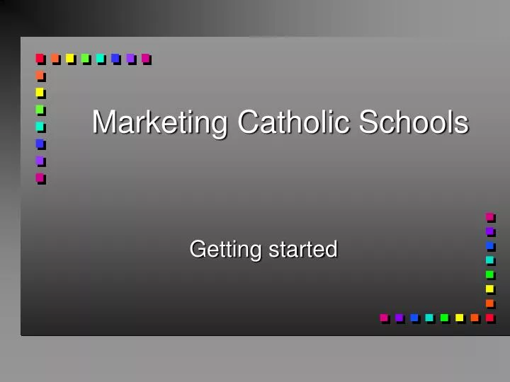 marketing catholic schools