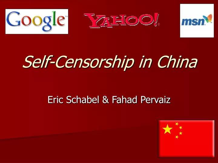 self censorship in china