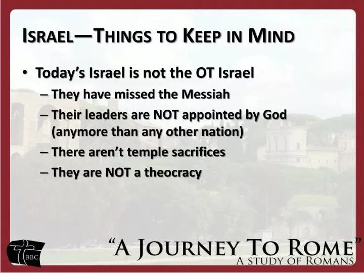 israel things to keep in mind