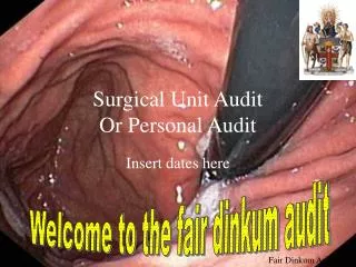 Surgical Unit Audit Or Personal Audit