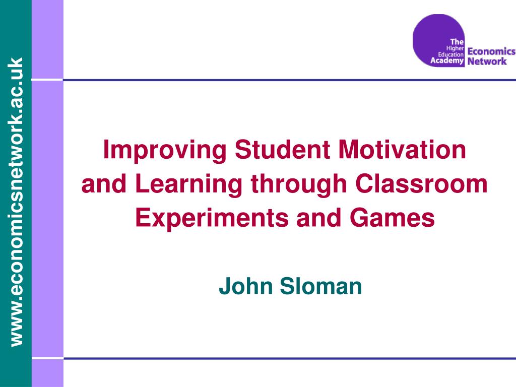 PPT - Improving Student Motivation and Learning through Classroom ...