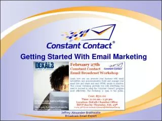 Getting Started With Email Marketing