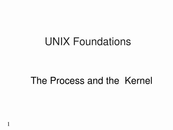 unix foundations