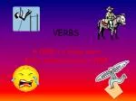 VERBS - slide 1