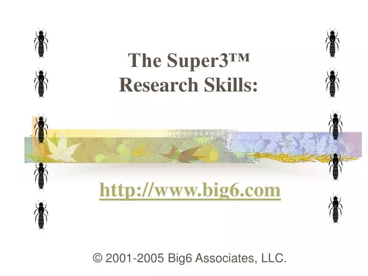 the super3 research skills