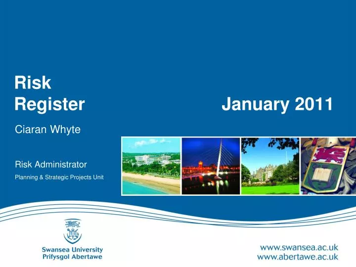 risk register january 2011